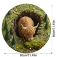 thumbnail image 3 of TIEVOSA Animal Optical Carpet Playful Modern Area Rug for Living Room Bedroom, 3 of 9