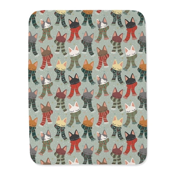 Kittens And Scarfs Blanket  -Image by Shutterstock,