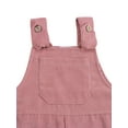 thumbnail image 3 of Baby Boy Girl Corduroy Overalls Suspender Bib Pants One-Piece Strap Jumpsuit, 3 of 6