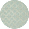 thumbnail image 2 of Nourison Jubilant Modern Trellis Green 5'3" x ROUND Area Rug, (5' Round), 2 of 8