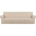 thumbnail image 1 of Funda de sofá superelástica para silla, funda de sofá suave antideslizante de licra, protector de muebles lavable con espuma antideslizante y base elástica para niños y mascotas, 1 of 8