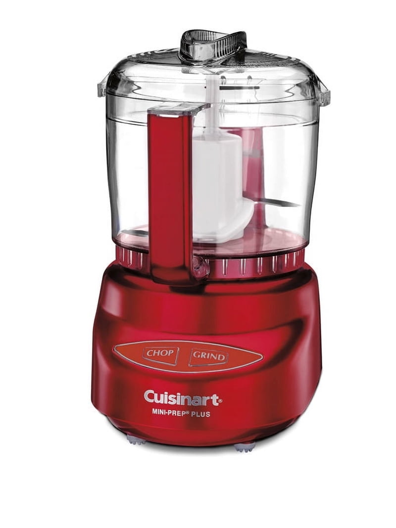 Cuisinart DLC-2AMR Mini-Prep Plus Processor, Metallic Red, 3-Cup