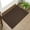 Brown/Dark Brown-2' x 3' (Rectangular), variant on Black 2x4 Entry Runner Rug Small Washable Runners For Entryway Non Slip Door Mat Indoor Entrance Front Porch Carpet Foyer Kitchen Bedroom Bathroom Black/dark Grey