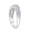 thumbnail image 2 of Bague de Mariage Empilable Croisée Infinie 3/8Ct Diamant Or Blanc, 2 of 4