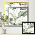 thumbnail image 4 of Designart 'Monstera and Coconut Leaves With Tropical Pattern' Traditional Framed Art Print, 4 of 4