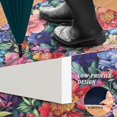 thumbnail image 2 of Yayeee Doormat for Inside 20"x32" Absorbent Low-Profile Washable Non-Slip Rubber Backed Entryway Rug, Vibrant Pink Floral Pattern, 2 of 8