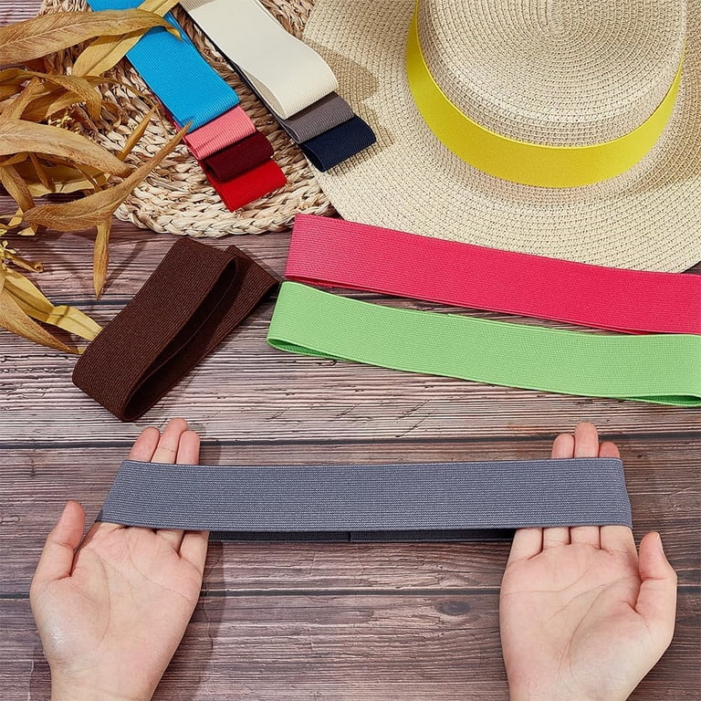 Stretchable Cowboy Hat Bands 12 pcs Straw Accessories for Women Men Amazon.com: Xuhal 12 Pieces Stretchable Hat Band Ribbon  main image 4