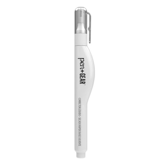 Corrector Pen+Gear Blanco 1 Pieza