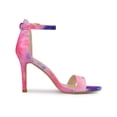 thumbnail image 3 of BLISSFUL STEP Women's Sandals Stiletto Heels Ankle Strap Tie Dye Sandals, 3 of 6
