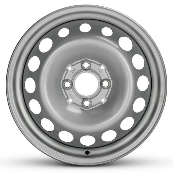For 2016-2019 Smart Fortwo 15 Inch Painted Silver Rim - OE Direct Replacement - Road Ready Car Wheel