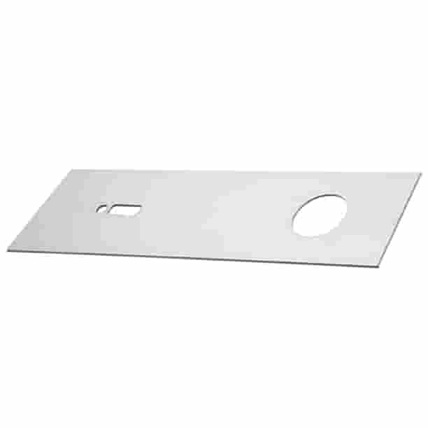 CRL CRL8010CP4BS Brushed Stainless Cover Plate for 4" Header Used with