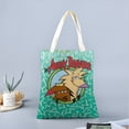 thumbnail image 2 of The Angry Beavers Bolso de tela con estampado de lienzo para mujer, bolsa de compras reutilizable y estética, con cremallera interior, regalo para mujer, 35 × 40 cm., 2 of 6