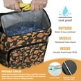 thumbnail image 2 of Travel Cooler Bag - Pioneer Flower Floral Print Pattern Camping Beer Cooler Backpack with Bottle Opener- Waterproof Insulated Picnic Backpacks - Cooler Bag for Beach, 2 of 6