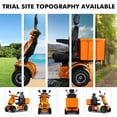 thumbnail image 5 of Xlluproid Heavy Duty Electric Mobility Scooter,1000W All Terrain 4 Wheel Powered Scooters for Seniors and Adults,Orange, 5 of 9