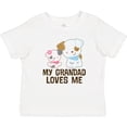 thumbnail image 3 of Inktastic My Grandad Loves Me Granddaughter Puppy Girls Girls Baby T-Shirt, 3 of 5