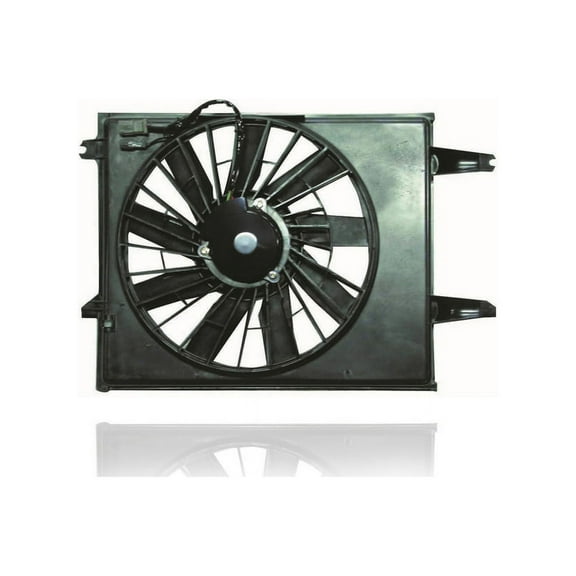 Dual Radiator and Condenser Fan Assembly - Cooling Direct Fit/For 620340 93-95 Nissan Quest, '93 Mercury Villager - Heavy Duty - 214810B011