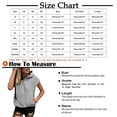 thumbnail image 3 of XDIAHBPL Camisole Tops For Women Hoodies For Teen Short Sleeve Preppy Puff Print Graphic Sweatshirt Casual Summer Pullover Tank Tops, 3 of 6