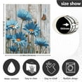 thumbnail image 4 of Dishwasher Sticker Dishwasher Cover Magnet Refrigerator Home Decorative Art Kitchen Panel Decal Cyan Daisy Flowers 23x26 Inch, 4 of 6