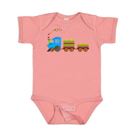 

Inktastic Colorful Toy Train Gift Baby Boy or Baby Girl Bodysuit