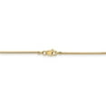 thumbnail image 4 of Real 14kt Yellow Gold .9mm Franco Chain; 24 inch; Lobster Clasp; for Adults and Teens; for Women and Men, 4 of 5