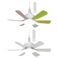 thumbnail image 5 of Advancent Ventilador de techo LED con control remoto para sala de estar Fanlight de techo con ajuste de luz y color Electrodomésticos Blanco con 6 hojas., 5 of 5