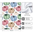 thumbnail image 3 of 2 Pcs Funny Kitchen Towels,Colorful Fall Pumpkins Pattern Microfiber Dish Towels,Kitchen Tea Towels,Kitchen Towel Set (18" X 26"), 3 of 3