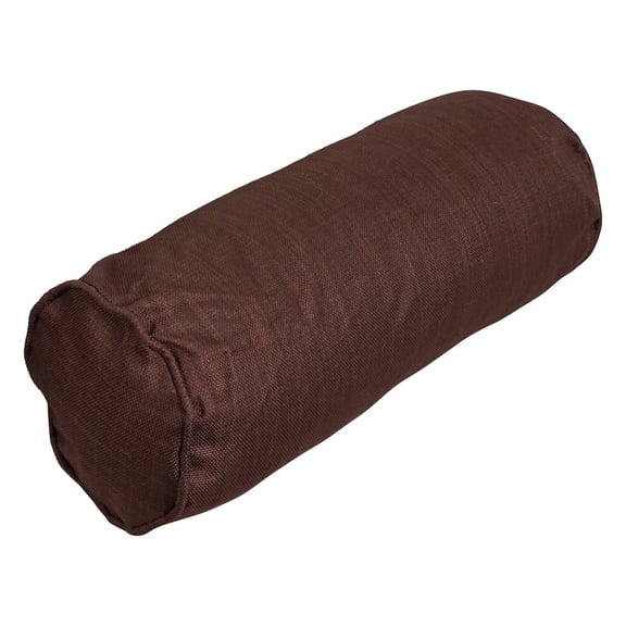 Blazing Needles 20-inch by 8-inch Double-corded Spun Polyester Bolster Pillow with Insert