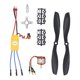 thumbnail image 4 of Motor Sin Escobillas, Kit De Motor Sin Escobillas Fácil De Instalar A2212 10T 30A 1400KV Controlador De Velocidad Eléctrico Para 550 RC Quadcopter Para Helicóptero De 4 6 Ejes, 4 of 7