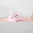 thumbnail image 3 of Toallita de microfibra ultra suave BABY INC Bunny rosa unitalla 0 a 4 años 90 x 75 cm, 3 of 3