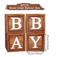 thumbnail image 2 of 4 Cajas De Baby Shower Para Decoración De Fiesta De Bautizo Xtellar cafe, 2 of 4