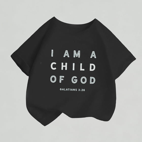 Xijirk Girls T Shirts Cute Personality Printed Round Neck Short Sleeve Casual Loose Fit T Shirt for Summer,10-12 Years