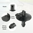 thumbnail image 4 of 2pcs Windshield Wiper Washer Nozzle Spray Jet for Dodge Sprinter 2500 Base 2.7L L5 03-09 No.5125061AA, 4 of 6