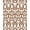 Brown, Pattern 4, variant on ODIKA 4' x 6' Machine Washable Non-Slip Area Rug, Lantern Scroll High Traffic Rug, Brown, 342934