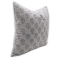 thumbnail image 2 of Fabdivine Block Print Throw Pillow Cover, 14x20 Inch Pure Linen Decorative Cushion Cover, Floral Print Boho Design Blue Pillow Cover for Sofa and Couch, 2 of 5