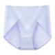 thumbnail image 5 of Braguitas de cintura alta para mujer talla grande, ropa interior suave sin costuras, braguitas transpirables de color liso, 5 of 7