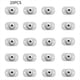 thumbnail image 2 of 20 Ruedas para Muebles de Acero Inoxidable, Autoadhesivas, Giratorias 360 Grados, Universales., 2 of 5