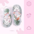 thumbnail image 5 of Ruyang Toddler Girls Jelly Sandals Cute Closed Toe Sandals Water-Resistant Beach Flat Sandal Non-Slip Bunny Shoes, 5 of 8