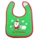 thumbnail image 4 of 3 piezas babero de bebé de Navidad babero infantil encantador lindo toalla de saliva almuerzo baberos de alimentación para bebé recién nacido, 4 of 7