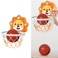 thumbnail image 4 of Mini juego de aro de baloncesto para interiores, juegos deportivos con baloncesto y bomba, montaje en pared naranja Zulema aro de baloncesto, 4 of 6