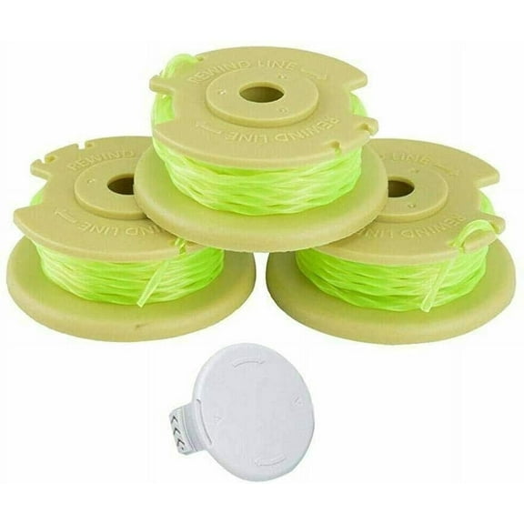 Replacement Spools for Ryobi0.080" x 11ft Pre-Cut String Trimmer Line Spool (3 Pack)