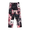 thumbnail image 6 of Fotbe Cute Kittens Group Portrait Women's Pajama Pants,Sleepwear Pants,Pj Bottoms Drawstring And Pockets-X-Large, 6 of 7