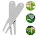 thumbnail image 3 of KAKOWELY 2 Pcs Fourchettes de Golf en Acier Inoxydable Outils de Réparation de Pelouse de Golf Extérieur Fourchettes de Golf, 2.95"X0.63"X0.04 Pouces, 3 of 4