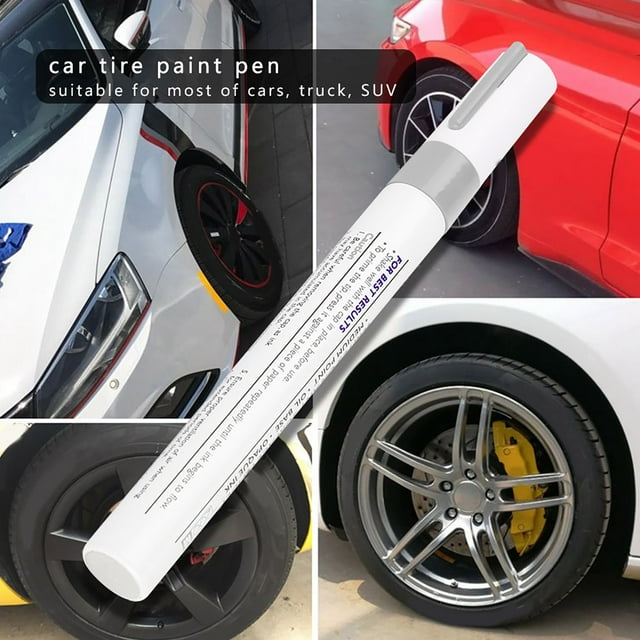Car Tire Paint Pen, Car Tire Mark Pen Waterproof Tire Paint Pen Plastic Mark Pens