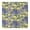 Yellow Lemon Fruit-1, variant on Yellow Lemon Fruit Leaves White Pattern Square Fitted Tablecloth with Elastic Edge,Square Table Cover,Washable Elastic Table Cover for Home Kitchen Party Decor 34"x34"
