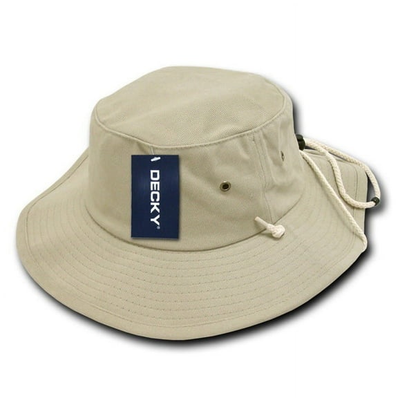 Decky 510 Aussie Hat Plain, Khaki, S_M