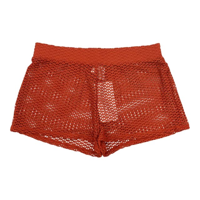 Short Ocean Pacific para Mujer Diseño Tejido Anaranjado Talla EG