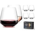 thumbnail image 1 of Set de copas de vino OJA, 6 unidades, 400 ml, sopladas a mano, sin tallo, 1 of 7