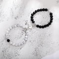 thumbnail image 3 of Couple Bracelets Matching for Couple Boyfriend Heart Magnet 1, 3 of 5
