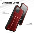 thumbnail image 3 of ExoGuard For iPhone 12 Pro Max Case, Phone Case with Screen Protector and Kickstand (Red), 3 of 7
