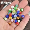 thumbnail image 4 of U8MO Round 6mm 8mm 10mm 12mm 14mm Mixed Millefiori Glass Loose Beads DIY Jewelry-B# 12mm 10pcs, 4 of 7